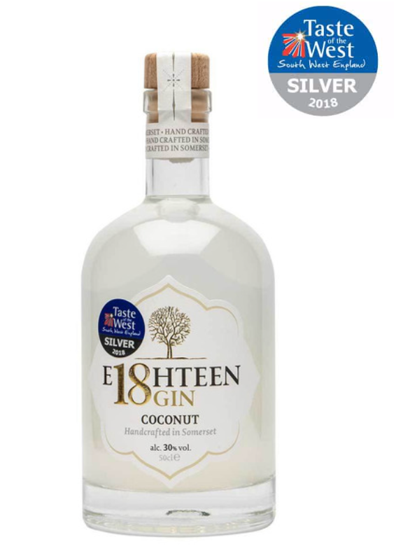 E18hteen Gin Liqueur Coconut | England