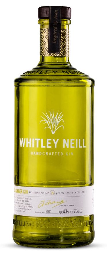Whitley Neill Lemongrass & Ginger Gin | England